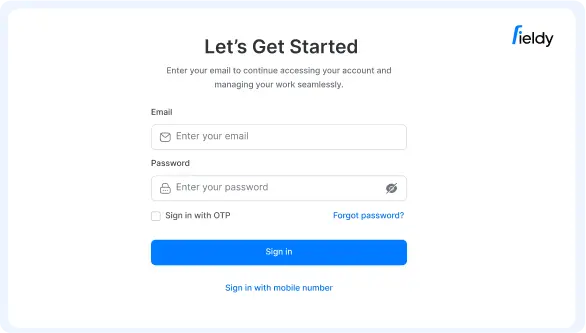 Sign Up Screen