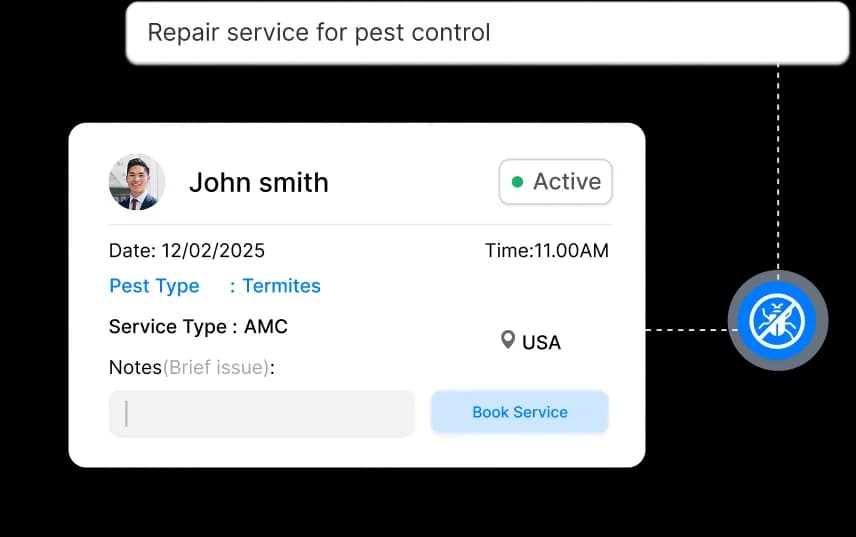 Pestcontrol Dashboard