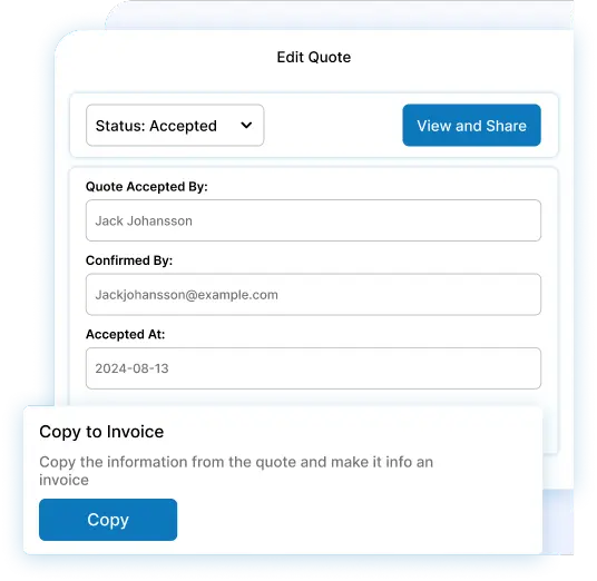 Invoice templates Dashboard