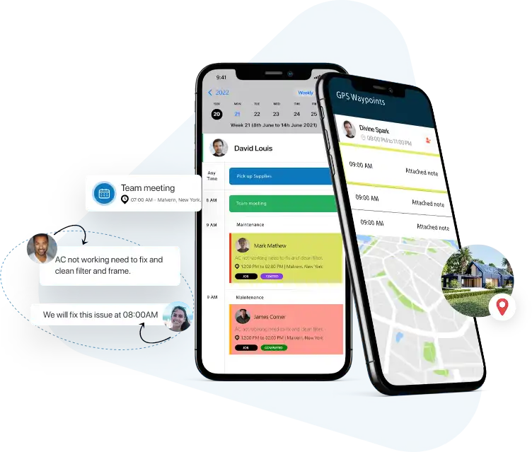 mobile app for field service