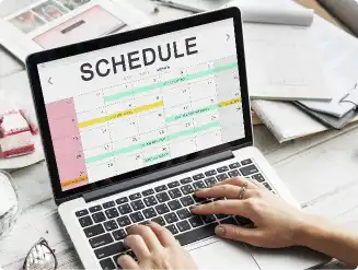 Scheduling the service management