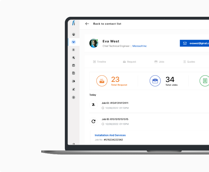 Field service management software